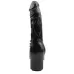 Черный вибратор Vibrating Naughty Cock - 20 см черный 