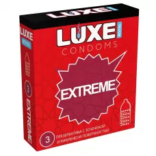 Текстурированные презервативы LUXE Royal Extreme - 3 шт  