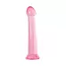 Розовый нереалистичный фаллоимитатор Jelly Dildo L - 20 см розовый 