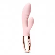 Нежно-розовый вибромассажер-кролик Blend - 20,2 см нежно-розовый 