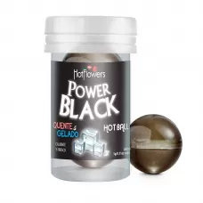 Интимный гель Power Black Hot Ball с охлаждающе-разогревающим эффектом (2 шарика по 3 гр  