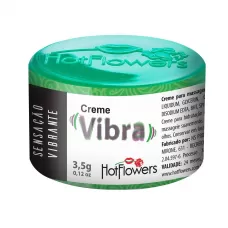 Возбуждающий крем Vibra с эффектом вибрации - 3,5 гр  