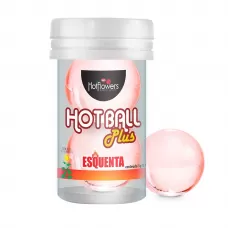 Лубрикант на масляной основе Hot Ball Plus с разогревающим эффектом (2 шарика по 3 гр  