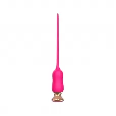 Розовый тонкий стимулятор Nipple Vibrator - 23 см розовый 