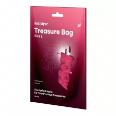 Розовый мешочек для хранения игрушек Treasure Bag L розовый 
