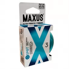 Презервативы Maxus G spot с двойной спиралью - 3 шт  