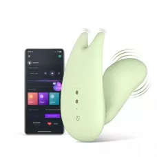 Зеленый вибратор Magic Motion Umi - 9,5 см зеленый 
