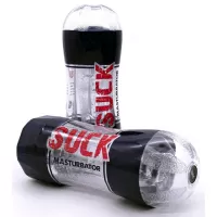 Прозрачный мастурбатор-вагина Suck прозрачный 