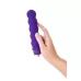 Фиолетовый фигурный вибратор - 17 см фиолетовый 