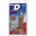 Фаллоимитатор-мулат The D Perfect D 7  Caramel - 17,8 см кофейный 