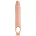 Телесный реалистичный фаллоудлинитель 10 Inch Silicone Cock Sheath Penis Extender - 25,4 см телесный 