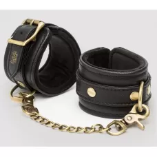 Черные наручники Bound to You Faux Leather Wrist Cuffs черный 