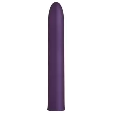 Фиолетовый гладкий вибратор Rocket Man - 14 см фиолетовый 