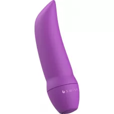 Фиолетовая вибропуля Bmine Basic Curve - 7,6 см фиолетовый 