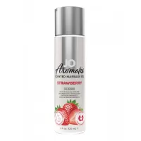 Массажное масло JO Aromatix Massage Oil Strawberry с ароматом клубники - 120 мл  