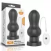 Черная анальная вибровтулка 7  King Sized Vibrating Anal Rammer - 18 см черный 