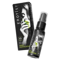 Съедобный гель Erotist Sweet Provocation Fruit Trio со вкусом киви, граната и яблока - 30 мл  