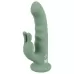 Зеленый вибратор-ротатор Luvio - 19,3 см зеленый 