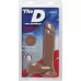 Фаллоимитатор-мулат The D Perfect D 8  Caramel - 20,3 см кофейный 