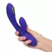 Фиолетовый вибратор с функцией электростимуляции Intimate E-Stimulator Dual Wand - 21,5 см фиолетовый 