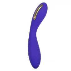 Фиолетовый вибратор с электростимуляцией Intimate E-Stimulator Wand - 21,5 см фиолетовый 