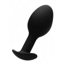Черная анальная пробка N 89 Self Penetrating Butt Plug - 8,3 см черный 