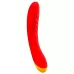 Красный изогнутый вибромассажер Romp Hype G-Spot - 21 см красный 