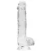 Прозрачный фаллоимитатор Realrock Crystal Clear 6 inch - 17 см прозрачный 