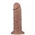 Коричневый фаллоимитатор Cubby dildo - 26,6 см коричневый 