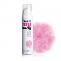 Массажная хрустящая пенка Tickle My Body Cotton Candy с ароматом сладкой ваты - 150 мл  