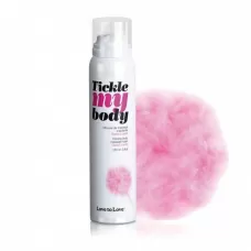Массажная хрустящая пенка Tickle My Body Cotton Candy с ароматом сладкой ваты - 150 мл  