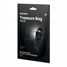 Черный мешочек для хранения игрушек Treasure Bag M черный 