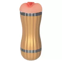 Мастурбатор-вагина с вибрацией в колбе Bevis телесный 