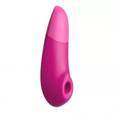 Розовый бесконтактный клиторальный стимулятор Womanizer Enhance с вибрацией розовый 