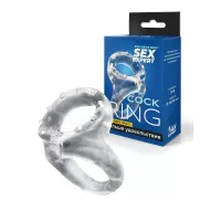 Прозрачное двойное эрекционное кольцо прозрачный 