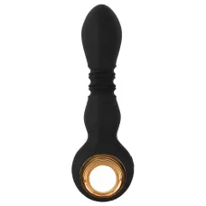 Черный вибратор с мощной поступательной стимуляцией Strong Thrusting Vibrator черный 