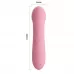 Нежно-розовый перезаряжаемый вибромассажер Candice - 14,2 см нежно-розовый 