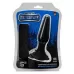 Чёрная вибропробка MENZSTUFF 5INCH SLIM INTRUDER BUTT PLUG - 13 см черный 