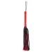 Красно-черная многохвостая плеть-флоггер - 40 см красный с черным 
