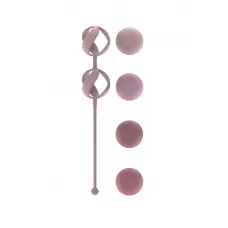 Набор из 4 розовых вагинальных шариков Valkyrie розовый 