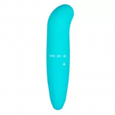 Голубой мини-вибратор для G-стимуляции Easytoys Mini G-Spot Vibrator - 12 см голубой 