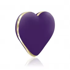 Фиолетовый вибратор-сердечко Heart Vibe фиолетовый 