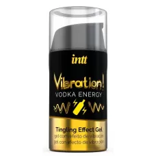 Жидкий интимный гель с эффектом вибрации Vibration! Vodka Energy - 15 мл  