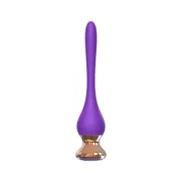 Фиолетовый вибромассажер Nipple Vibrator - 14,5 см фиолетовый 