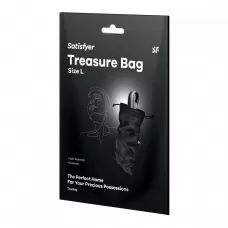 Черный мешочек для хранения игрушек Treasure Bag L черный 