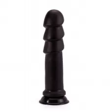 Черный анальный фаллоимитатор 11.25 King Sized Anal Ripples - 28 см черный 
