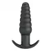 Черный анальный вибростимулятор Aeolis - 11 см черный 