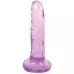Фиолетовый фаллоимитатор Slim Stick Dildo - 15,2 см фиолетовый 