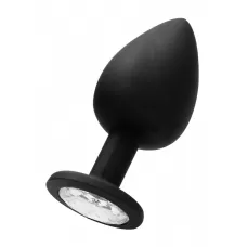 Черная анальная пробка N 91 Self Penetrating Butt Plug - 9,5 см черный 