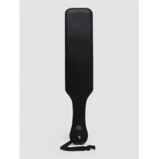 Черная шлепалка Bound to You Faux Leather Spanking Paddle - 38,1 см черный 